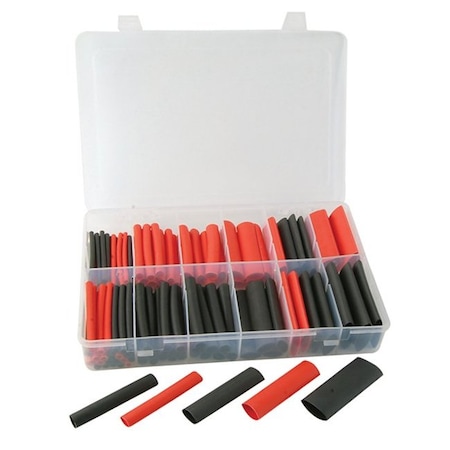 Atd Tools Heat Shrink Tube Assortment, Dual Wall, 3:1 I.D. Shrink Ratio, 1.83 in 394